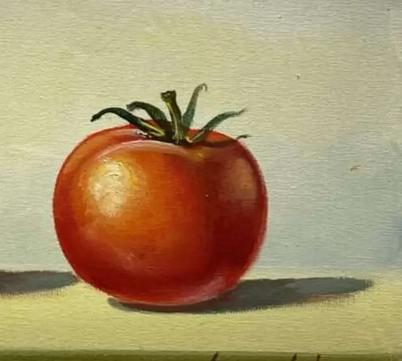 dettaglio - Nikolay Gorovoy 1953 Still life with tomatoes